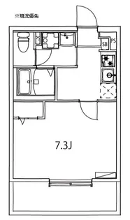 ヴァンベール小机【3階】の間取り