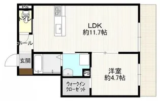 広島県広島市南区東雲1【マンション】の間取り