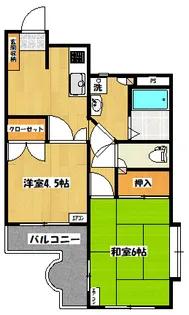 プルミエール美園【1階】の間取り