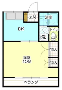 コーポ中沢2号館【1階】の間取り