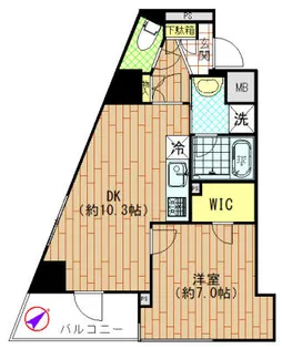 アリーチェ中落合【6階】の間取り