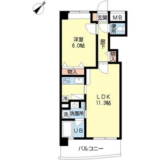 Prime Square【2階】の間取り