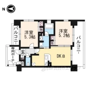 エステムプラザ京都御所ノ内REGIA【3階】の間取り
