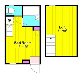 ミヨシハイツ【2階】の間取り