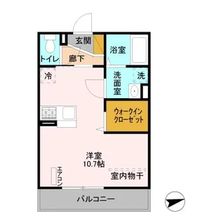 埼玉県久喜市本町6【アパート】の間取り