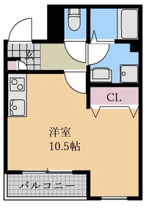 ラ・メゾン・ド・クロシュ【1階】の間取り
