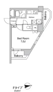 東京都渋谷区上原3【マンション】の間取り