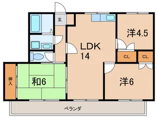 ST.Hills Utashiki-Yama【2階】の間取り