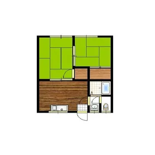 第2友和ハイツ【2階】の間取り