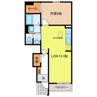 ボニート・ブリッサ【1階】の間取り