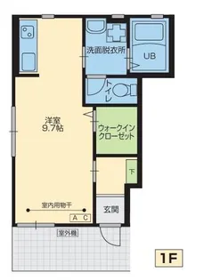 グラシアス【1階】の間取り