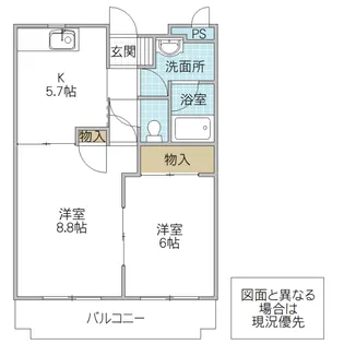 トワメゾン水戸 C棟【1階】の間取り