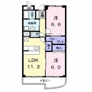 クレディア21【1階】の間取り