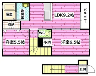 SERAPH COURT【2階】の間取り