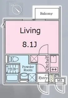 PASEO西新宿五丁目II【3階】の間取り