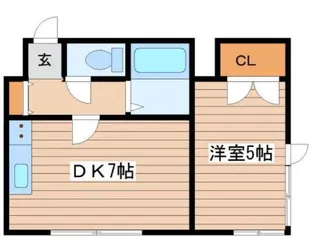 ウエストパレス【4階】の間取り