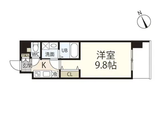 杉屋ビル【11階】の間取り