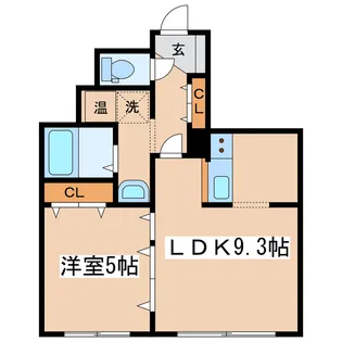 エターナルパレス【2階】の間取り