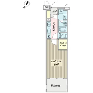 ボナール プランドール【8階】の間取り