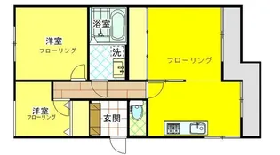 アドニス柿生【2階】の間取り