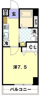 ハイ夢・滑石【5階】の間取り