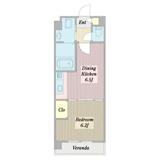 ウィング中葛西【5階】の間取り