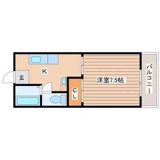 レコルテ90【2階】の間取り