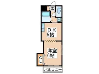 メゾネット明石【1階】の間取り