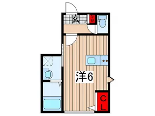 シアナ大成.【1階】の間取り