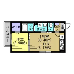 フェリーチェ馬橋【1階】の間取り