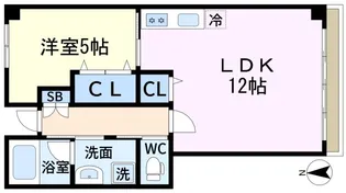 三家第二ビル【4階】の間取り
