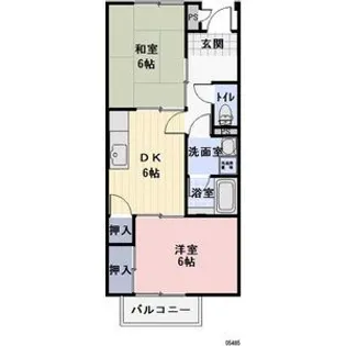 サンサープラスV【2階】の間取り