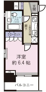 アンディーン月島【7階】の間取り
