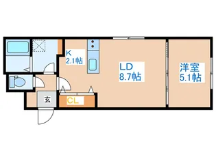 Grace Cort【3階】の間取り