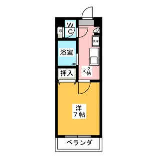 エトワル【4階】の間取り