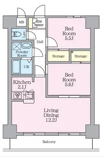 LiVE・TOPiA八王子【3階】の間取り