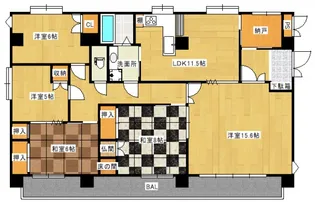 グリームマンション【3階】の間取り