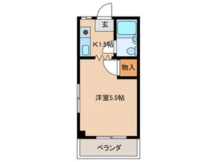 ハイツミドリ【2階】の間取り