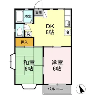 グレースハイム C【1階】の間取り