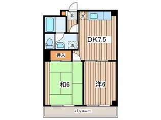 サニーウェル日吉【3階】の間取り