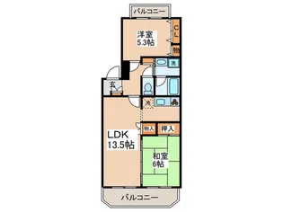 フィール野川【4階】の間取り