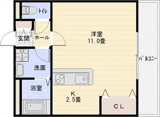エストレノ【3階】の間取り