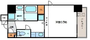 アクアプレイス梅田5【9階】の間取り