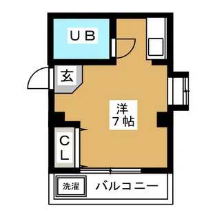 オオツコート【3階】の間取り