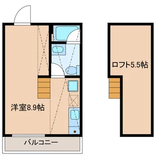 FUWARI atelier【2階】の間取り
