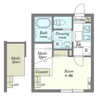 ベレッツァ横浜鶴見【3階】の間取り