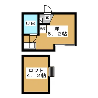 ハウス&パーク品川源氏前【1階】の間取り
