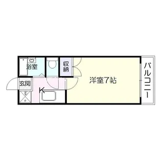 サンライフ永野【1階】の間取り