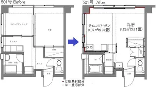 ルクール西千石【5階】の間取り