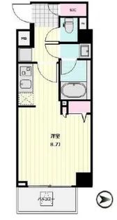 ヴィークブライト南麻布【3階】の間取り